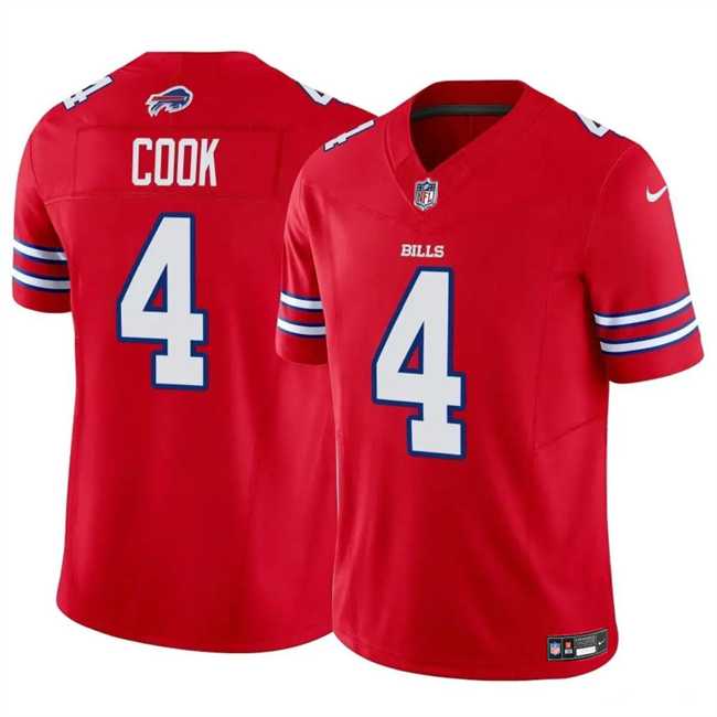 Men & Women & Youth Buffalo Bills #4 James Cook Red 2023 F.U.S.E. Vapor Untouchable Limited Jersey